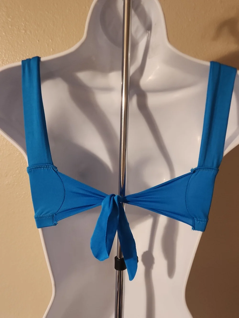 Kids Blue Back Tie Dance Top